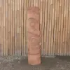 Product image 4 of the product “Tiki Statue Polynesia style. From coconut palm. Model 2 - open mouth, in the sizes from 50cm to 200cm, Natural ”